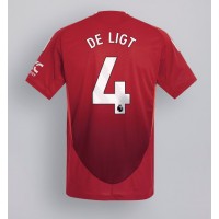 Maglia Calcio Manchester United Matthijs de Ligt #4 Prima Divisa 2024-25 Manica Corta